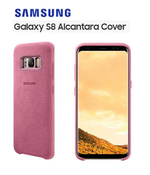 Samsung Galaxy S8 Alcantara Back Cover - Pink EF-XG950APEGWW - LX2001 - Homewares, Outdoor, Phone Accessories, Cases, Speakers, Headphones + More -
