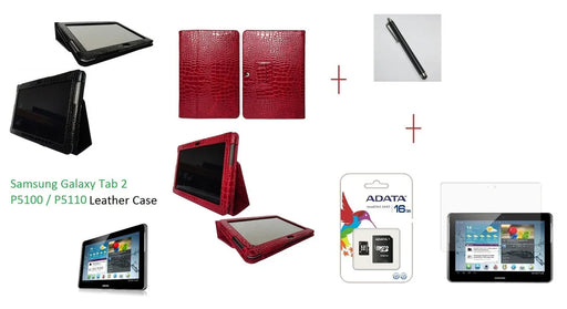 Samsung Galaxy Tab 2 10.1 P5100 Leather Case 16GB - LX2001 - Homewares, Outdoor, Phone Accessories, Cases, Speakers, Headphones + More -