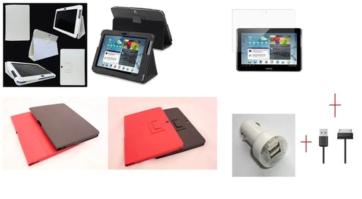 Samsung Galaxy Tab 2 10.1 Leather Case Charger USB - LX2001 - Homewares, Outdoor, Phone Accessories, Cases, Speakers, Headphones + More -