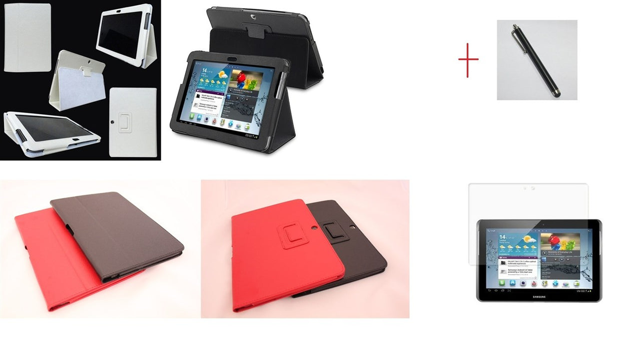 Samsung Galaxy Tab 2 10.1 Leather Case Stylus