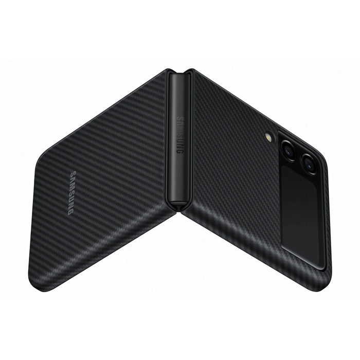Samsung Galaxy Z Flip3 6.7" 5G Aramid Case Cover - Black EF-XF711SBEGWW - LX2001 - Homewares, Outdoor, Phone Accessories, Cases, Speakers, Headphones + More -