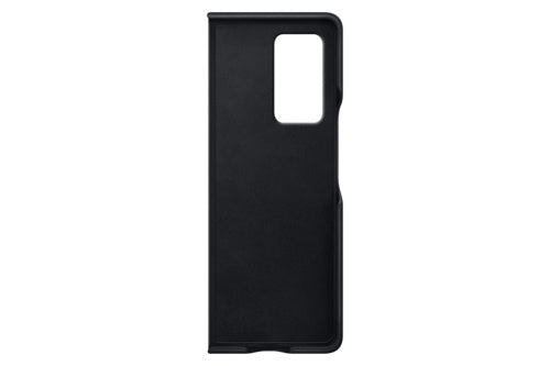 Samsung Galaxy Z Fold2 7.6" Leather Cover Case - Black EF-VF916LBEGWW 8806090610912