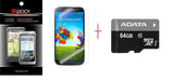Samsung Galaxy S4 Screen Protector + 64GB MicroSD - LX2001 - Homewares, Outdoor, Phone Accessories, Cases, Speakers, Headphones + More -
