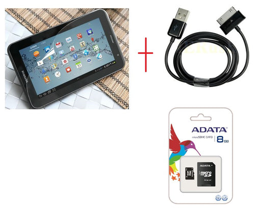 Samsung Galaxy Tab 2 7" SP + USB PC Cable + 8GB