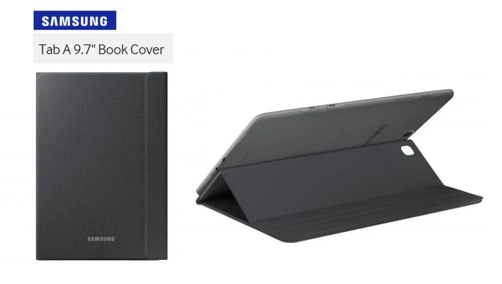 Samsung Tab A 9.7 Book Cover Dark Titan EF-BT550BSEGWW - LX2001 - Homewares, Outdoor, Phone Accessories, Cases, Speakers, Headphones + More -
