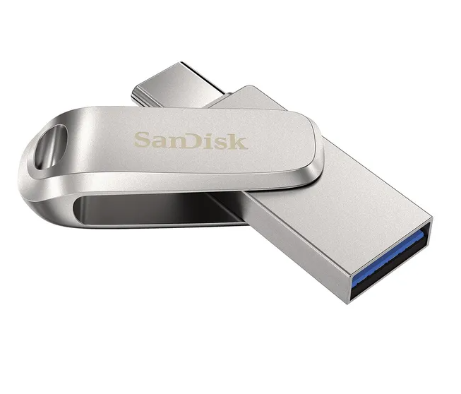 SanDisk Ultra Dual USB-C 64GB Luxe Flash Drive SDDDC4-064G-G46
