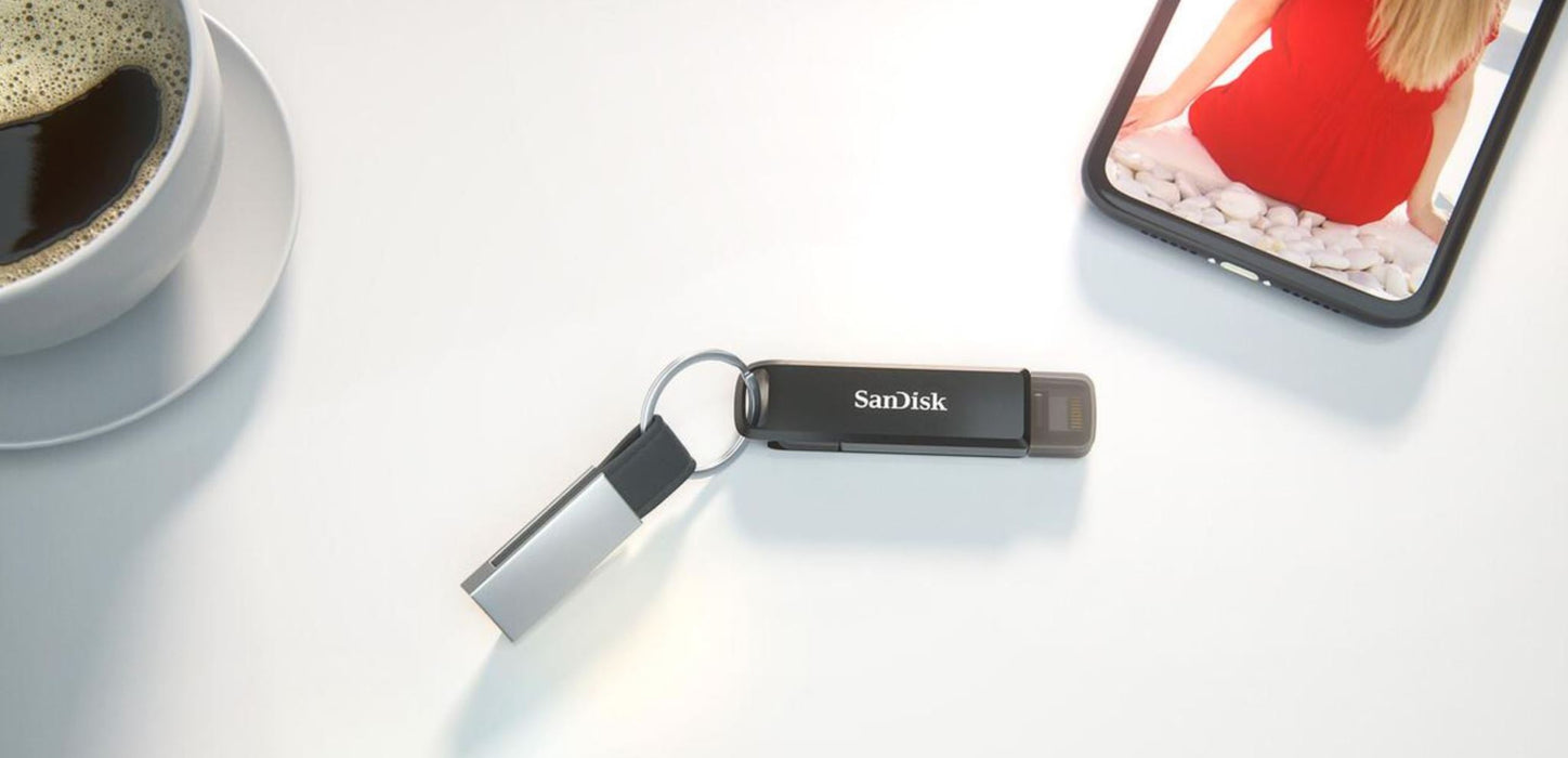 Sandisk iXpand USB USB-C Lightning USB Drive 256GB SDIX70N-256G-GN6NE