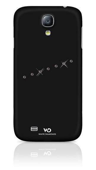 White Diamonds Galaxy S4 Sash - Black Bling Case