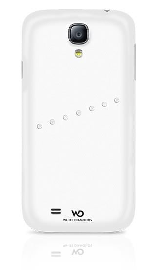White Diamonds Galaxy S4 Sash - White Bling Case