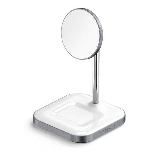 Satechi Magnetic 2-in-1 Wireless Charging Stand - Space Grey ST-WMCS2M 879961009526