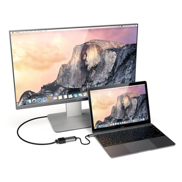 Satechi Type-C / USB-C to VGA Adapter - Space Grey ST-TCVGAM