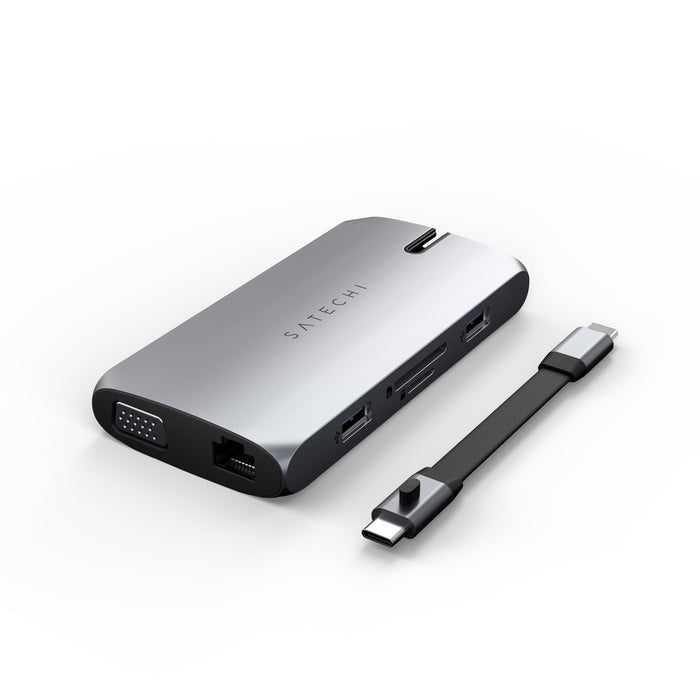Satechi USB-C On-the-Go Multiport Adapter - Space Grey ST-UCMBAM 0879961009410