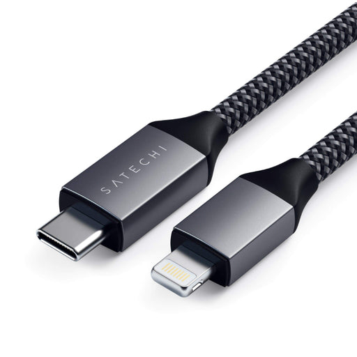 Satechi USB-C to Lightning Charging 1.8M Cable - Space Grey ST-TCL18M 879961008246