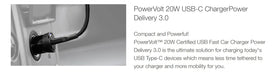 Scosche PowerVolt PD20 20w Fast USB-C Car Charger - LX2001 - Homewares, Outdoor, Phone Accessories, Cases, Speakers, Headphones + More -