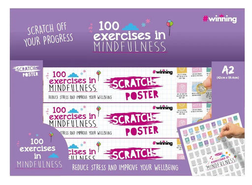 Scratch Poster - Mindfulness - LX2001 - Homewares, Outdoor, Phone Accessories, Cases, Speakers, Headphones + More -