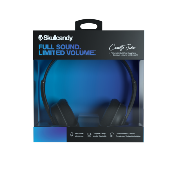 Skullcandy Casette Junior Headphones - Black S5CSY-N003 810045680156