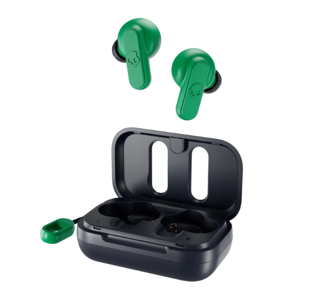 Skullcandy Dime 2 Bluetooth True Wireless Headphones - Dark Blue & Green