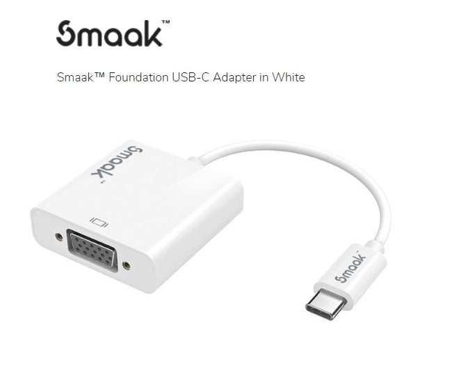 Smaak Foundation USB-C Adapter USB-C to VGA SMKCH-FD-VGAW