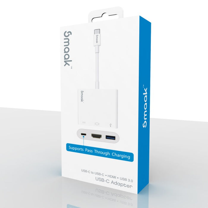 Smaak™ Foundation USB-C Adapter USB 3.0 + HDMI + USB-C Hub SMKCH-FD-AHCW