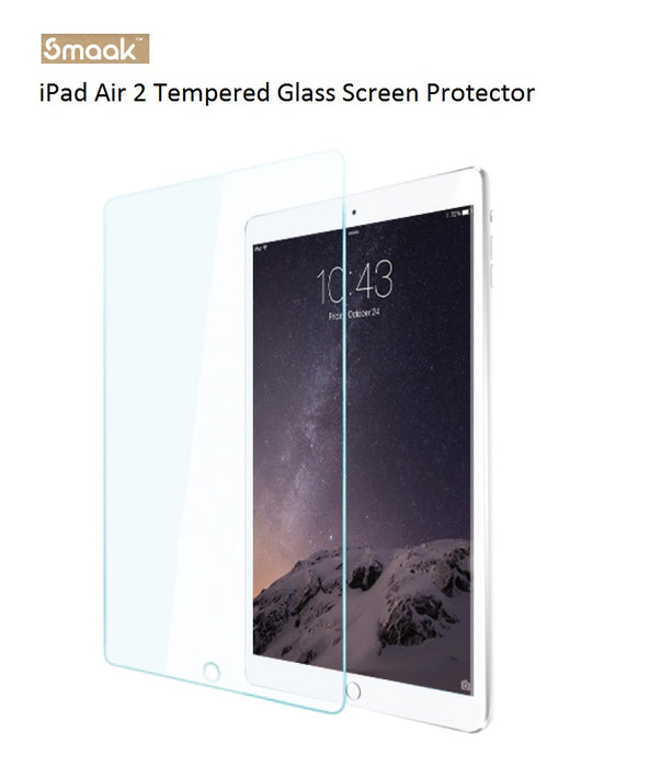 Smaak Apple iPad Air / 2 / Pro 9.7" / iPad 2017 Tempered Glass Screen Protector SMKSP-TG-IPA2