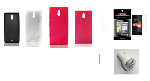 Sony Xperia P LT22i Gel Case DUAL Car CharGer - LX2001 - Homewares, Outdoor, Phone Accessories, Cases, Speakers, Headphones + More -