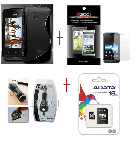 Sony Xperia Tipo Case 16GB Card Charger - LX2001 - Homewares, Outdoor, Phone Accessories, Cases, Speakers, Headphones + More -