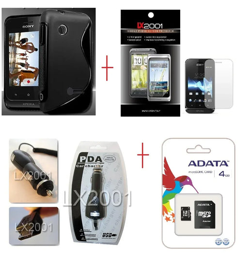 Sony Xperia Tipo Case 4GB Card Charger - LX2001 - Homewares, Outdoor, Phone Accessories, Cases, Speakers, Headphones + More -