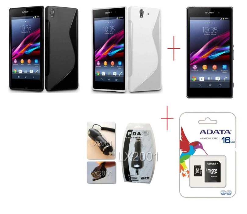 Sony Xperia Z1 Case 16GB Card Car Charger - LX2001 - Homewares, Outdoor, Phone Accessories, Cases, Speakers, Headphones + More -