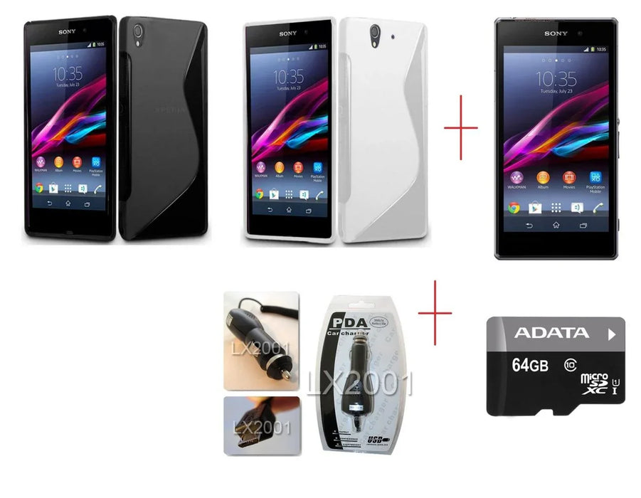 Sony Xperia Z1 Case 64GB Card Car Charger - LX2001 - Homewares, Outdoor, Phone Accessories, Cases, Speakers, Headphones + More -