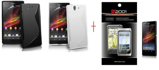 Sony Xperia Z Gel Case + Screen Protector - LX2001 - Homewares, Outdoor, Phone Accessories, Cases, Speakers, Headphones + More -