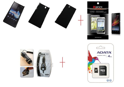Sony Xperia Z Hard Case Charger 4GB MicroSD Card - LX2001 - Homewares, Outdoor, Phone Accessories, Cases, Speakers, Headphones + More -