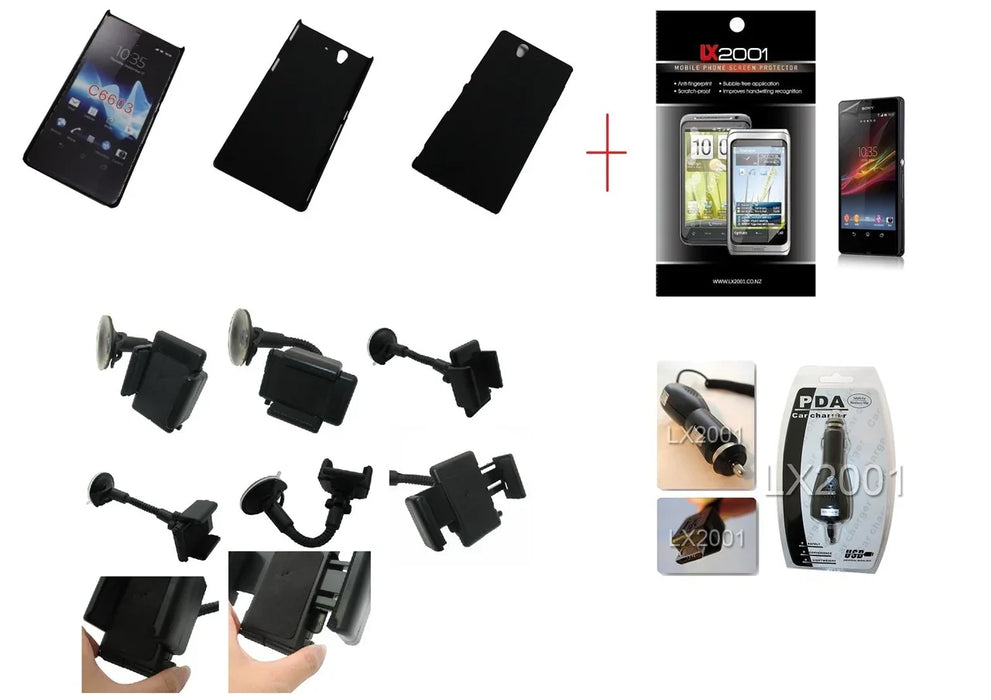 Sony Xperia Z Hard Case Car Kit Holder Charger - LX2001 - Homewares, Outdoor, Phone Accessories, Cases, Speakers, Headphones + More -
