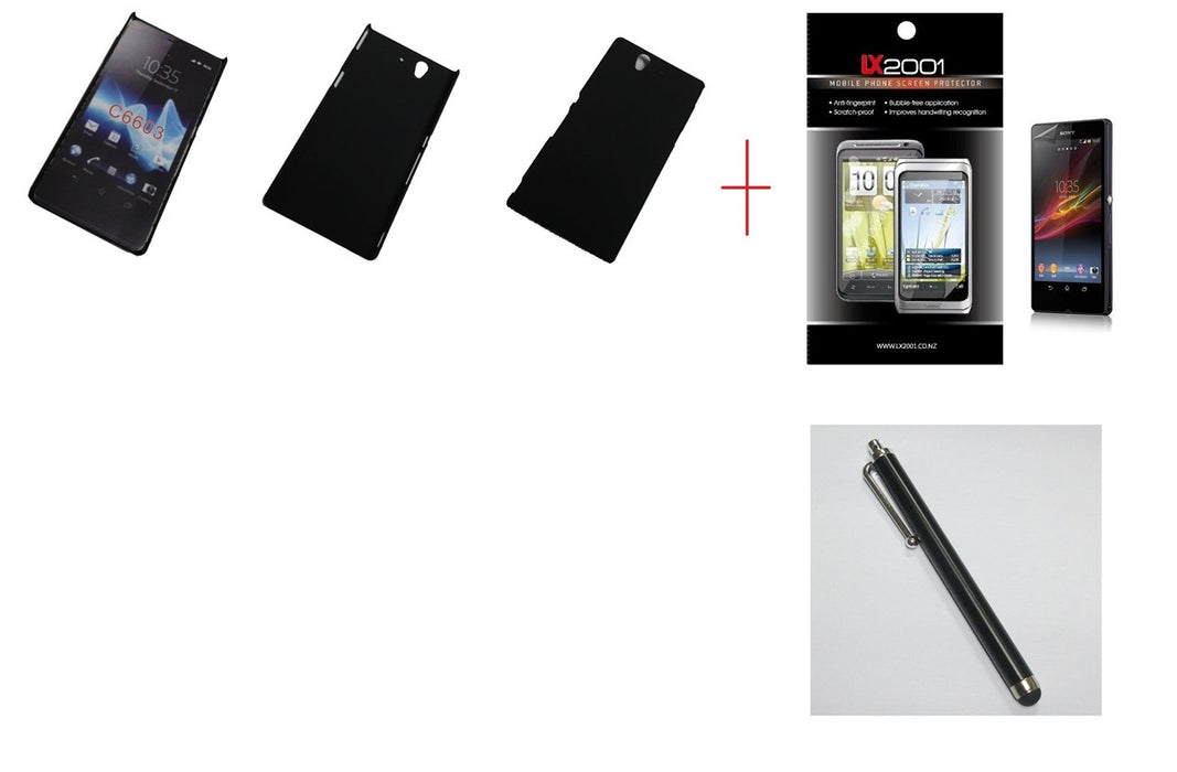 Sony Xperia Z Rubber Case + SP + Stylus