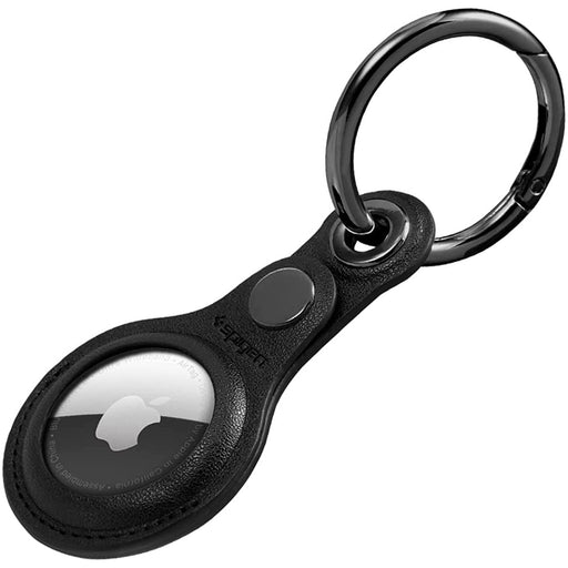 Spigen Apple AirTag Valentinus Case - Black w/ KeyRing AMP01826 8809710757325