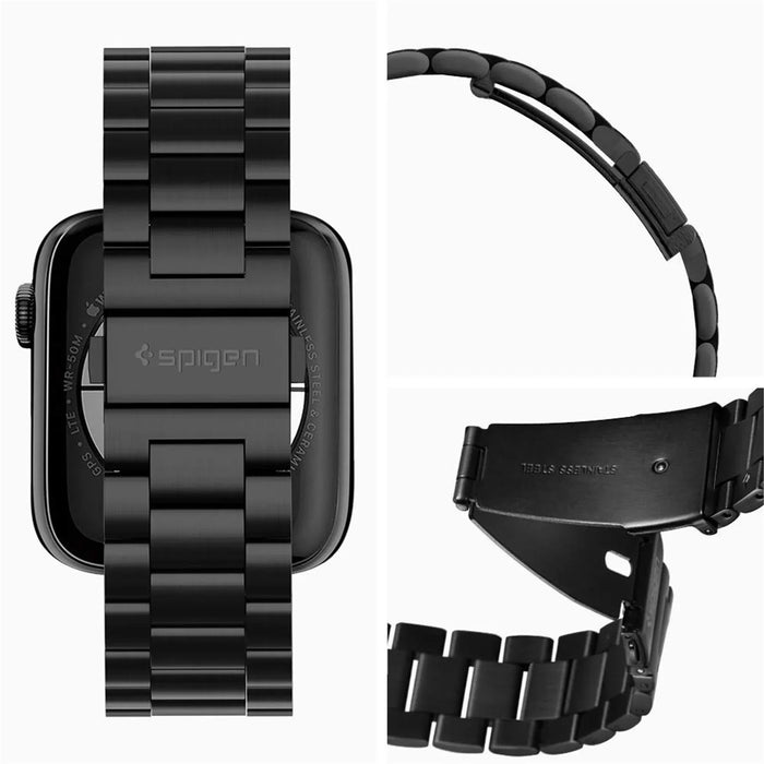 Spigen Apple Watch Series 42mm / 44mm Premium Stainless Steel Strap - Black 062MP25403 8809613768824 - LX2001 - Homewares, Outdoor, Phone Accessories, Cases, Speakers, Headphones + More -