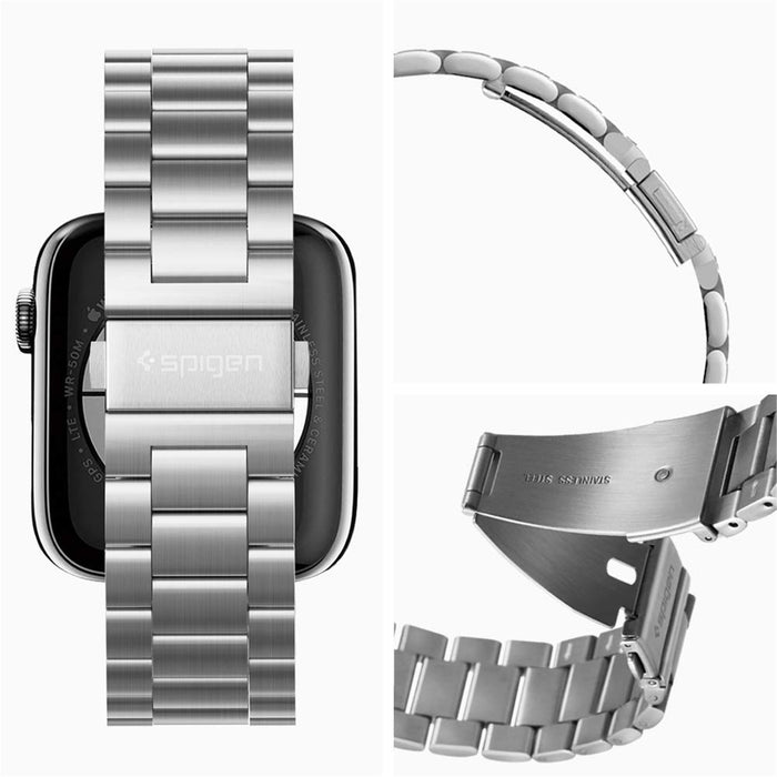 Spigen Apple Watch 42mm / 44mm Premium Stainless Steel Strap - Silver 062MP25404 8809613768831