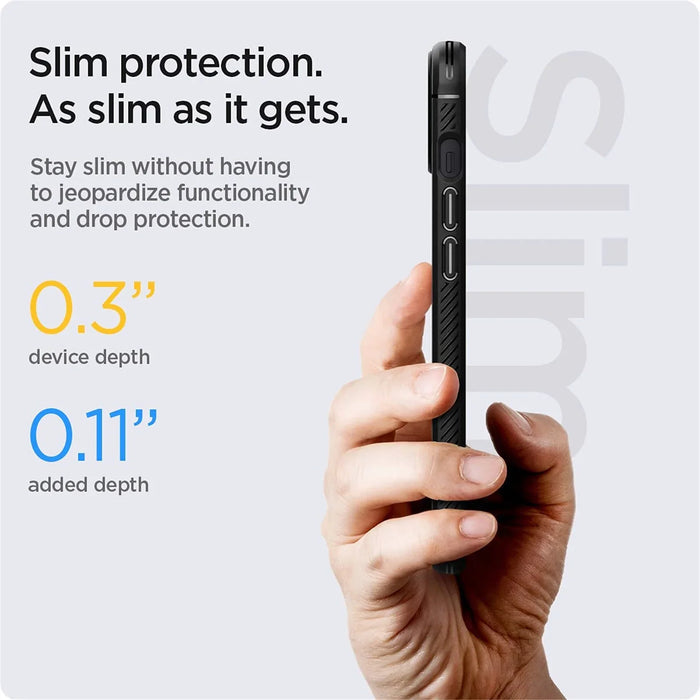 Spigen Apple iPhone 13 6.1" Rugged Armor Case - Black ACS03518 8809811852165 - LX2001 - Homewares, Outdoor, Phone Accessories, Cases, Speakers, Headphones + More -