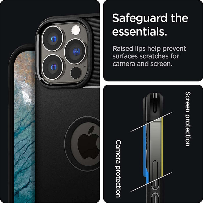 Spigen Apple iPhone 13 Pro Max 6.7" Rugged Armor Case - Black ACS03200 8809756649479