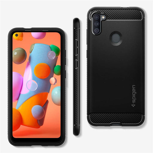 Spigen Samsung Galaxy A11 6.4" (2020) Rugged Armor Case - Black ACS00855