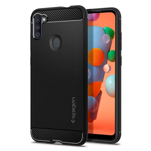 Spigen Samsung Galaxy A11 6.4" (2020) Rugged Armor Case - Black ACS00855
