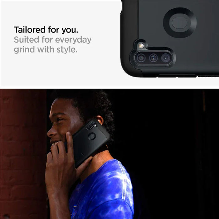 Spigen Samsung Galaxy A11 6.4" (2020) Tough Armor Case - Metal Slate ACS00857 - LX2001 - Homewares, Outdoor, Phone Accessories, Cases, Speakers, Headphones + More -