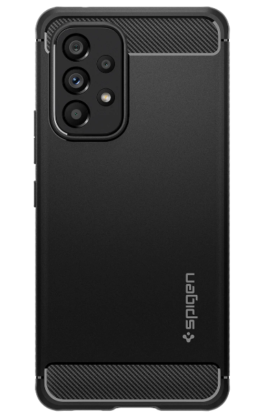 Spigen Samsung Galaxy A53 5G 6.5" Rugged Armor Case - Black