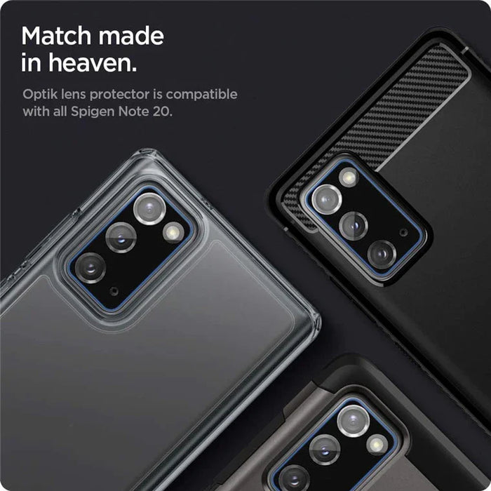 Spigen Samsung Galaxy Note 20 6.7" Camera Lens Tempered Glass Protector - Black AGL01455 - LX2001 - Homewares, Outdoor, Phone Accessories, Cases, Speakers, Headphones + More -