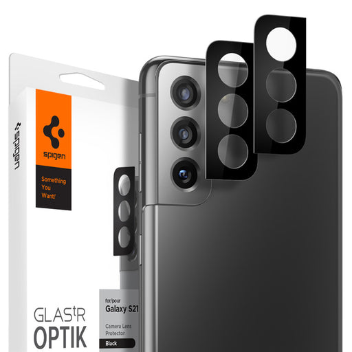 Spigen Samsung Galaxy S21 6.2" Premium Camera Lens Tempered Glass Protector AGL02735