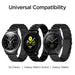 Spigen Samsung Galaxy Watch 42mm Active 2 Premium Stainless Steel Strap - Black 600WB24980 8809613765014