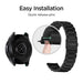 Spigen Samsung Galaxy Watch 42mm Active 2 Premium Stainless Steel Strap - Black 600WB24980 8809613765014