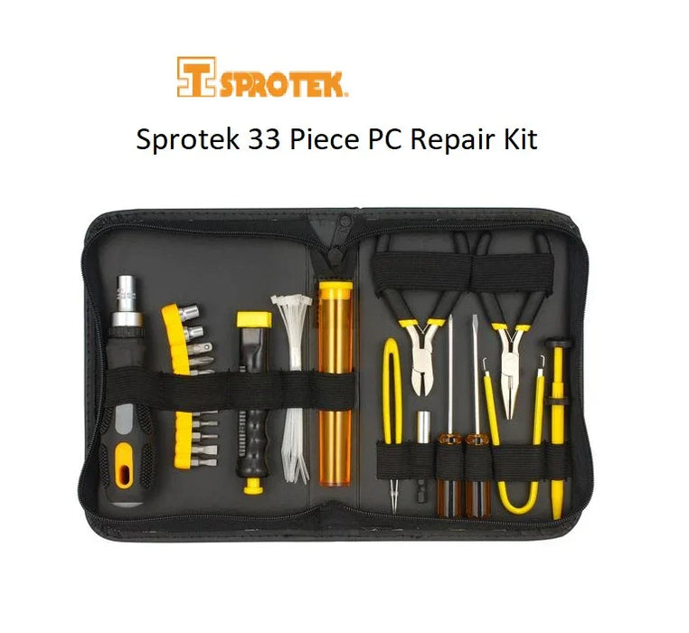 Sprotek 33 Piece Computer PC Repair Kit TC-33 - LX2001 - Homewares, Outdoor, Phone Accessories, Cases, Speakers, Headphones + More -