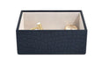 Stackers Classic Mini Deep Open Compartment Jewellery Box - Navy Croc JB74165