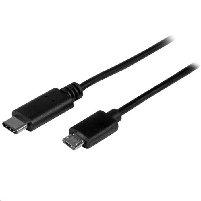 StarTech USB 2.0 USB-C To Micro-B 1M Cable - Black USB2CUB1M 065030862752