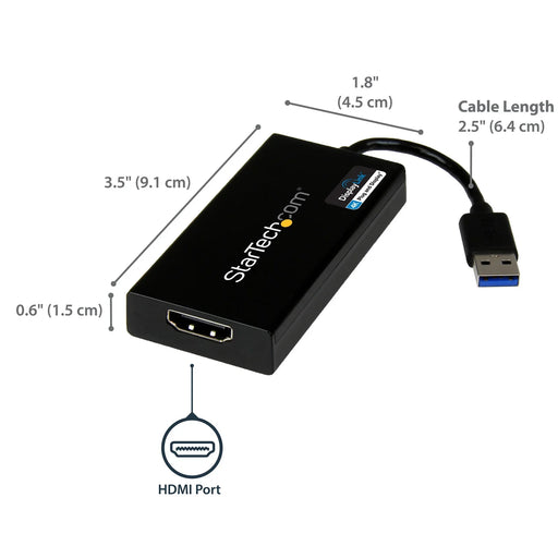 StarTech USB 3.0 to 4K HDMI Adapter USB32HD4K 065030859271 - LX2001 - Homewares, Outdoor, Phone Accessories, Cases, Speakers, Headphones + More -